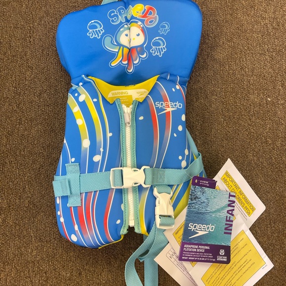 Speedo Infant Life Vest - Color Blue Jelly - Picture 3 of 3